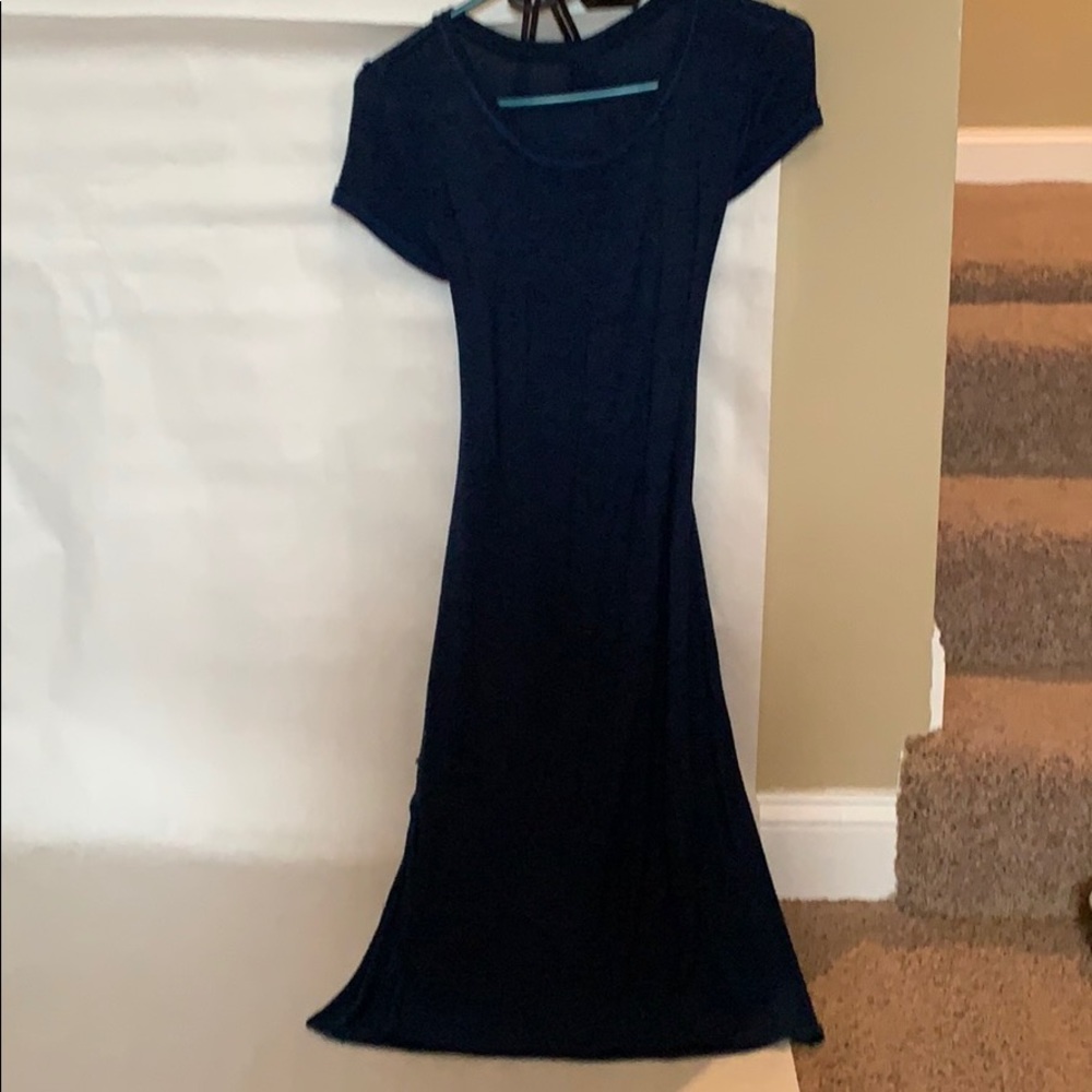 Midi length cotton dress